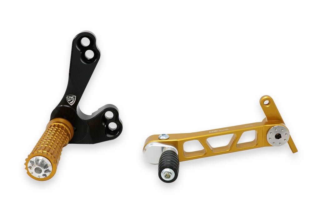[CNC-PE150G] Adjustable rear sets Ducati Streetfighter 848 1098 (Gold)