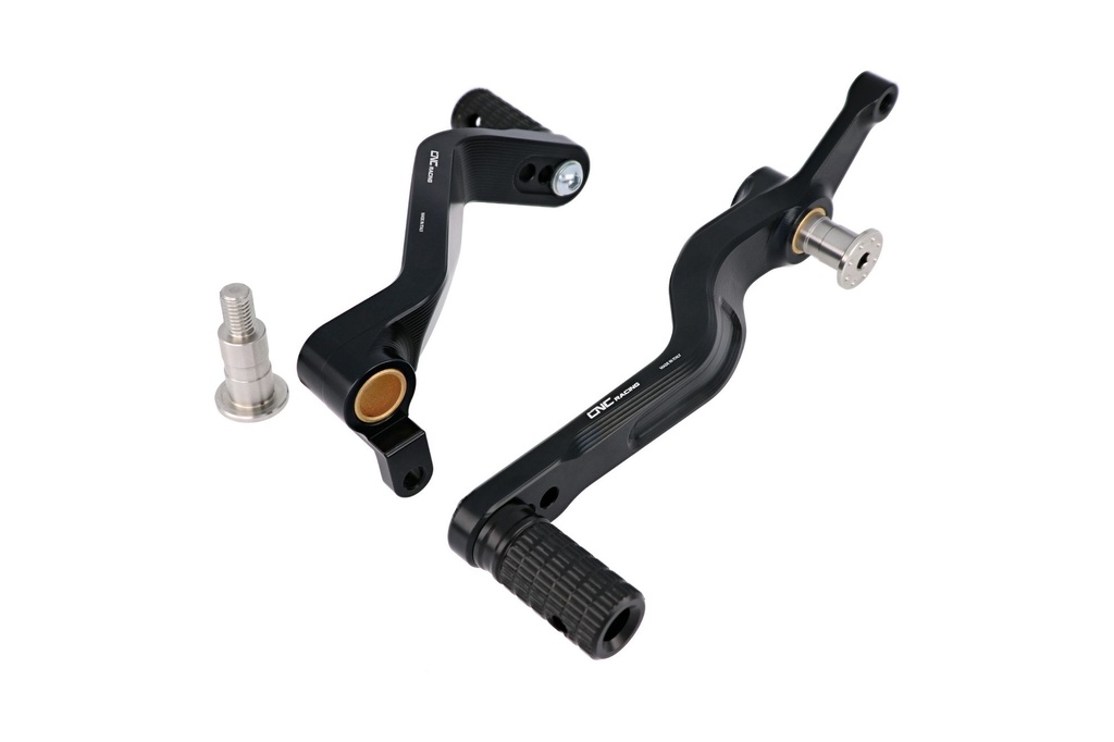 [CNC-PE248B] GEAR/REAR BRAKE PEDALS MV AGUSTA BRUTALE (Black)