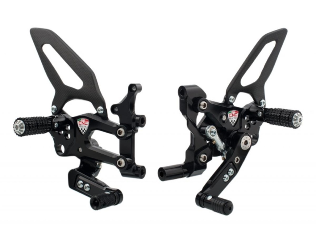 [CNC-PE400B] Adjustable rear sets RPS Ducati SBK Panigale series (Black)