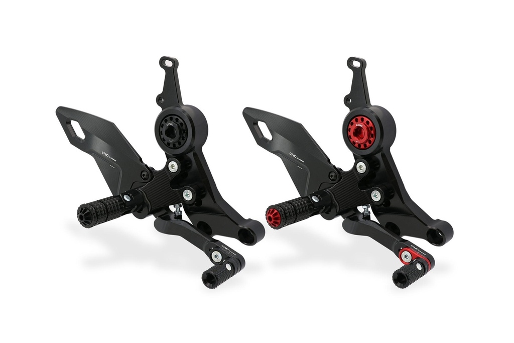 [CNC-PE433B] Adjustable rear sets rider Ducati Monster 937 (Black)
