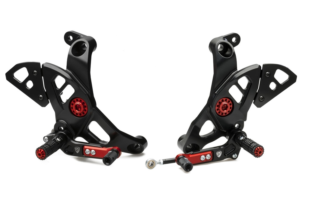 [CNC-PE444B] ADJUSTABLE REAR SETS DUCATI