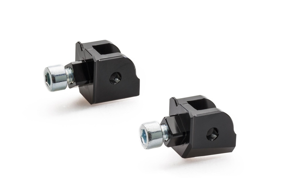 [CNC-PEA05B] Footpegs kit TOURING - passenger adapters