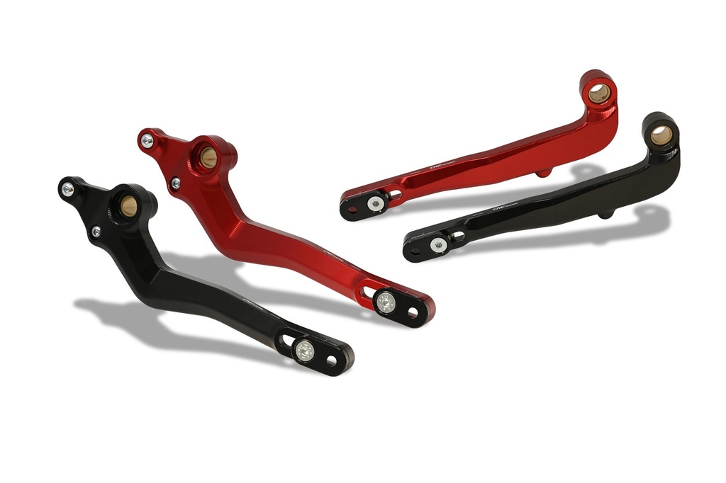 [CNC-PEC03B] Gear/Rear brake levers kit Ducati Hypermotard 950 - SLIDE (Black)