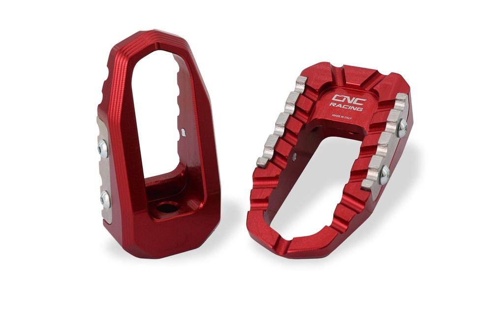 [CNC-PEP05R] Footpegs kit TOURING - passenger (Red)