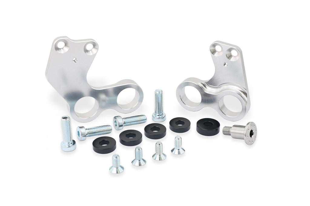 [CNC-PES50S] Mounting kit for Arrow Exhaust with CNC Racing Rearsets PE227 (Silver)
