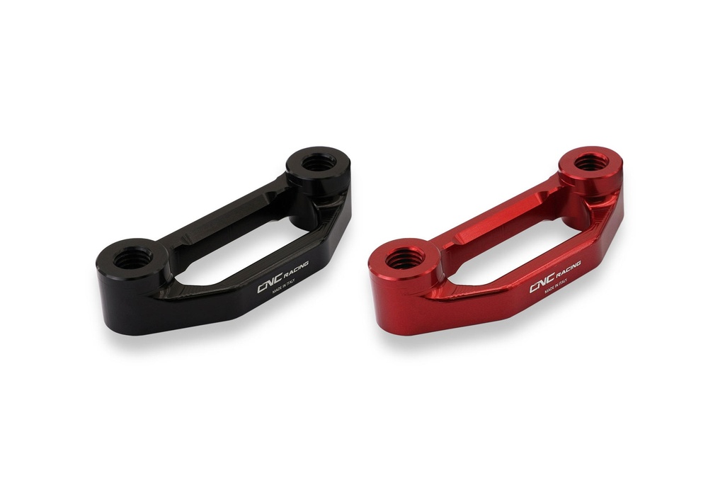 [CNC-PET52B] Rear footrest blanking plates Ducati Panigale V4 / Streetfighter V4 (Black)