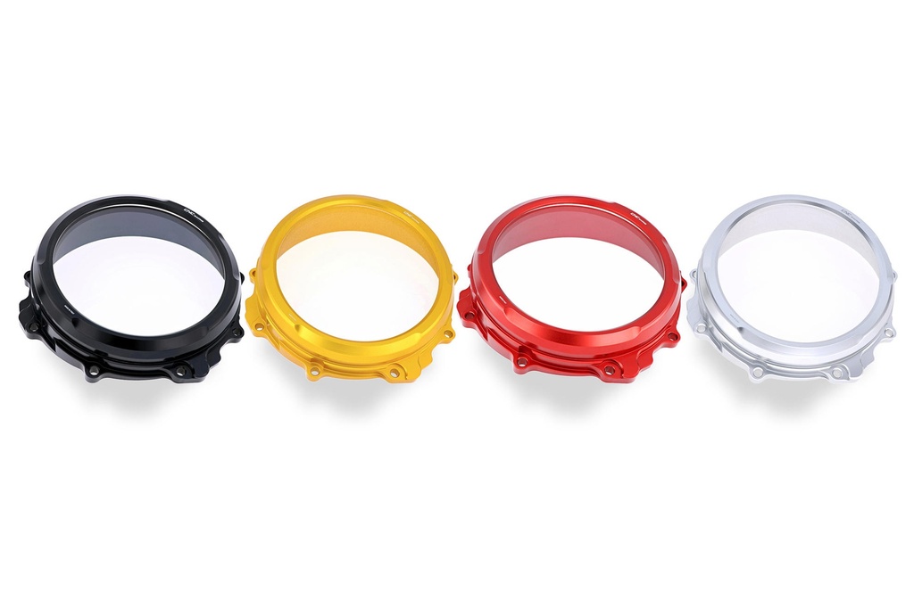 [CNC-CA300B] Clear clutch cover MV Agusta- hydraulic control (Black)