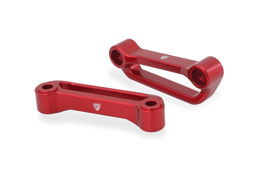 [CNC-PET54R] Rear footrest blanking plates MV Agusta (Red)