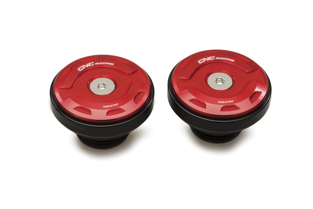 [CNC-PEV04R] Central bolt kit for OEM rearsets Ducati XDiavel/Diavel 1260 (Red)