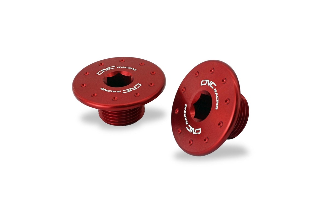 [CNC-PEV05R] Central bolt kit for OEM rearsets Ducati Multistrada V4 - Diavel V4 (Red)