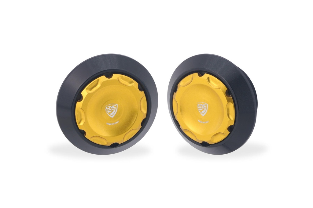 [CNC-PEV08G] Central bolt caps kit for OEM rearsets Ducati Multistrada V2 MY2025 (Gold)
