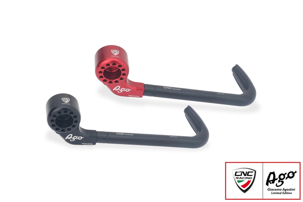 [CNC-PL100BAG] Brake-Guard Race - Protection front brake lever - Giacomo Agostini Limited Edition (Black)