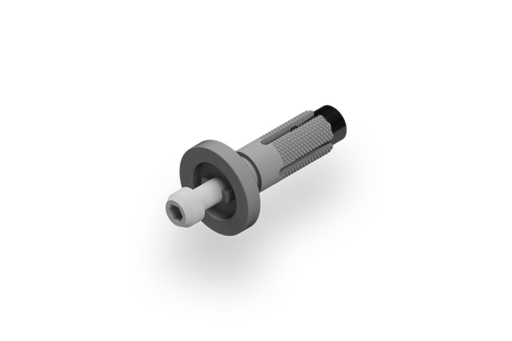 [CNC-PL117B] Adapter with anti-rotation system to install brake and clutch lever protection.
