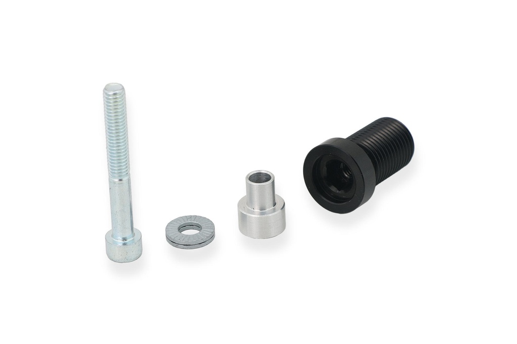 [CNC-PL122B] Adapter to install brake and clutch lever protection.