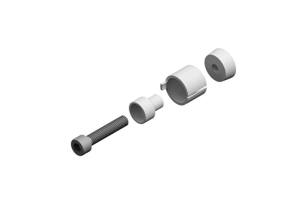 [CNC-PL123B] Adapter to install brake and clutch lever protection.