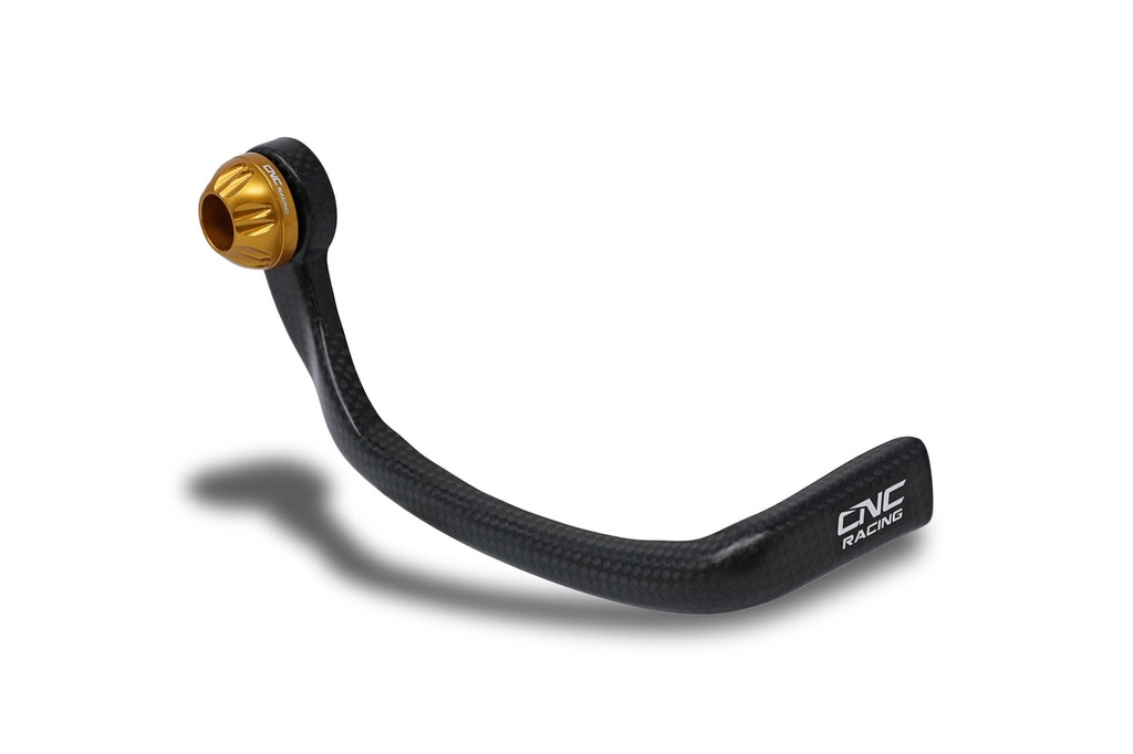 [CNC-PL150YG] Brake-Guard Carbon Race - Protection front brake lever matt carbon (Gold)