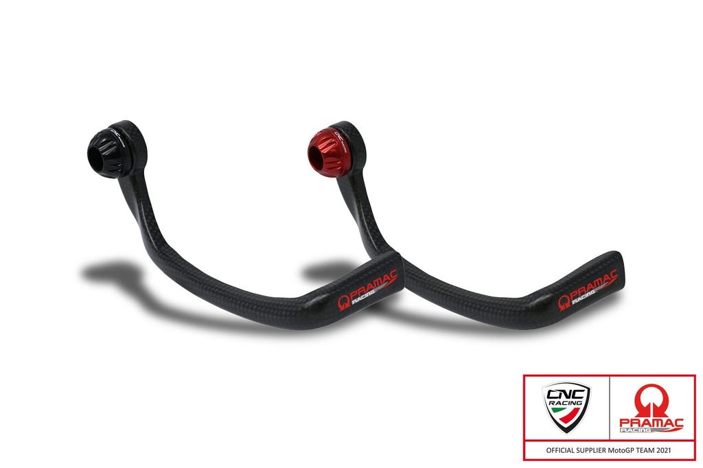 [CNC-PL150YBPR] Brake-Guard Carbon Race - Protection front brake lever matt carbon Pramac Racing Limited Edition (Black)