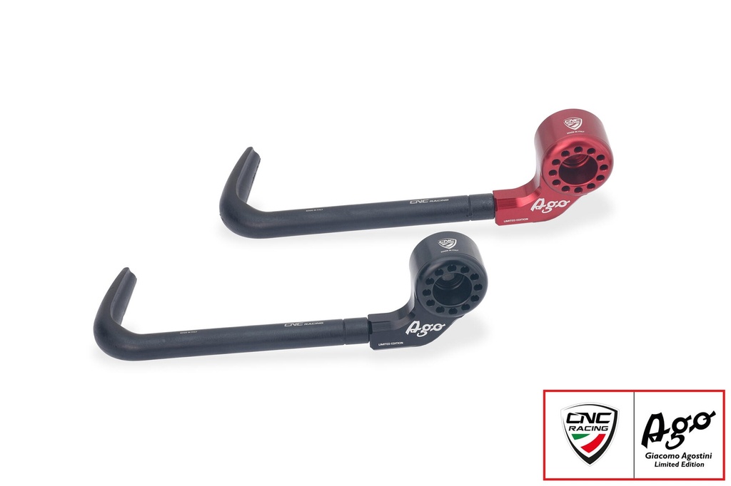 [CNC-PL200BAG] Clutch Guard Race - Clutch lever protection - Giacomo Agostini Limited Edition (Black)