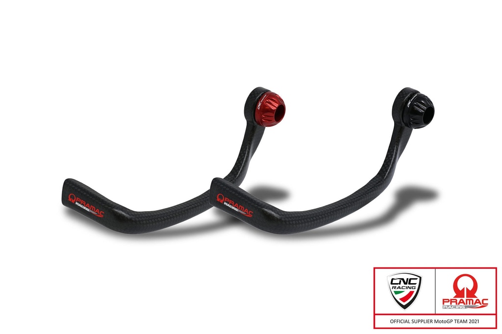 [CNC-PL250YBPR] Clutch-Guard Carbon Race - Protection clutch lever matt carbon Pramac Racing Limited Edition (Black)