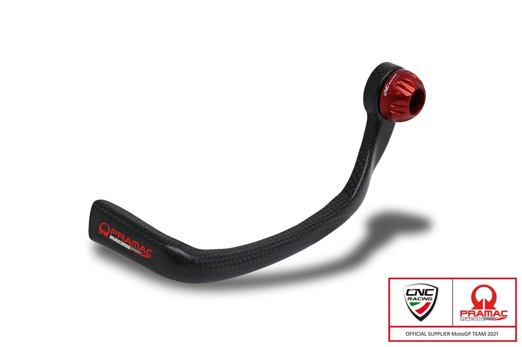 [CNC-PL250YRPR] Clutch-Guard Carbon Race - Protection clutch lever matt carbon Pramac Racing Limited Edition (Red)
