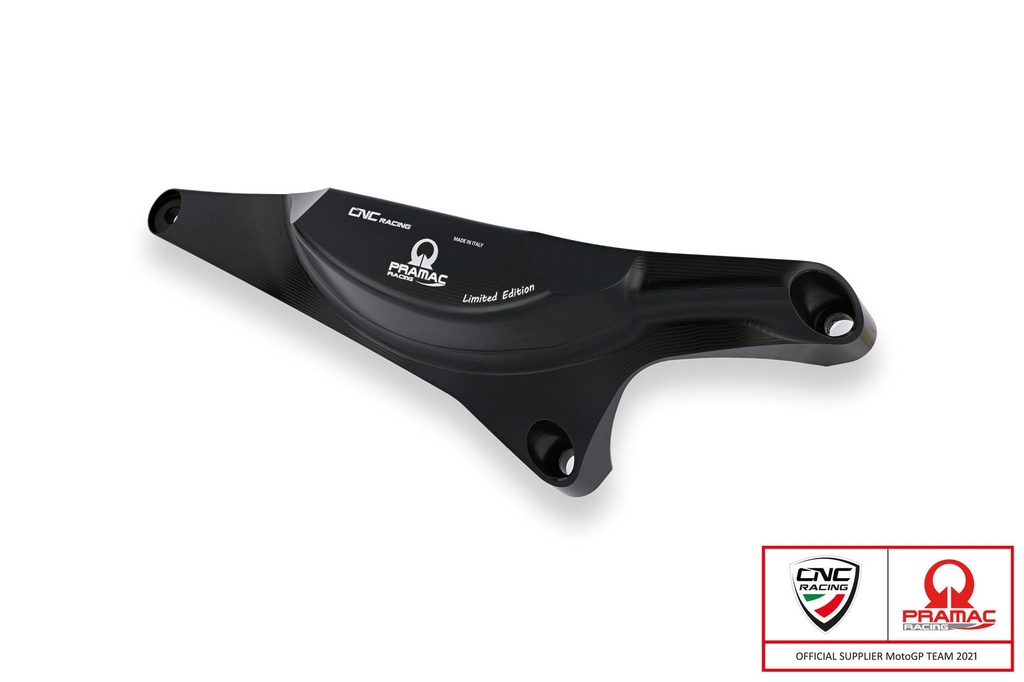 [CNC-PR302BPR] Alternator cover "RPS" left side Ducati Panigale - Pramac Racing Limited Edition