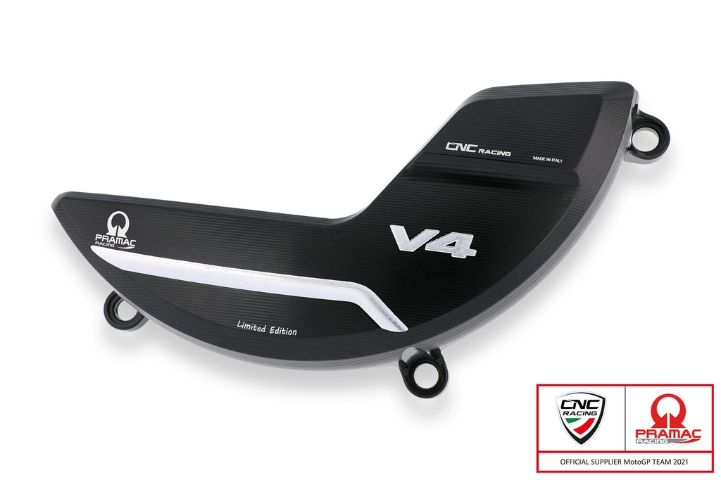 [CNC-PR310BPR] Clutch cover protector Ducati Panigale V4 Streetfighter V4 Multistrada V4 RS - Pramac Racing Limited Edition