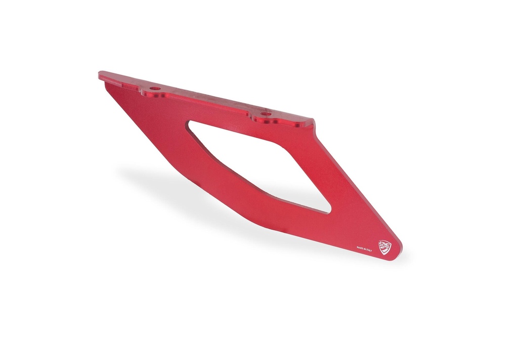 [CNC-PR332R] Lower Chain Guard – Ducati Multistrada V2 MY 2025 (Red)