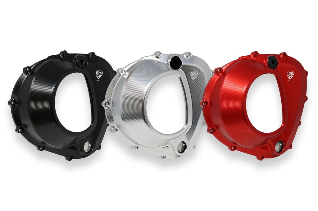[CNC-CA302B] Clear clutch cover Mv Agusta 4 cylinders (Black)