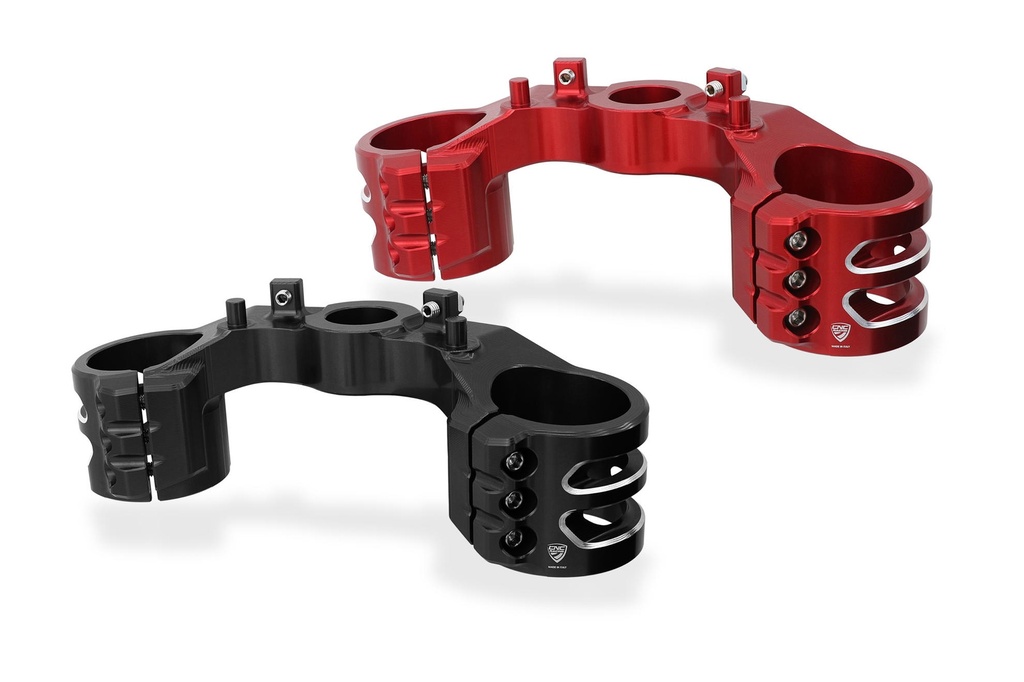 [CNC-PSB12B] Triple clamps Ducati Diavel V4 - Bottom Yoke (Black)