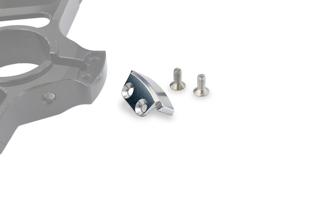 [CNC-PSK02S] Triple clamps Ducati - Extension for steering lock