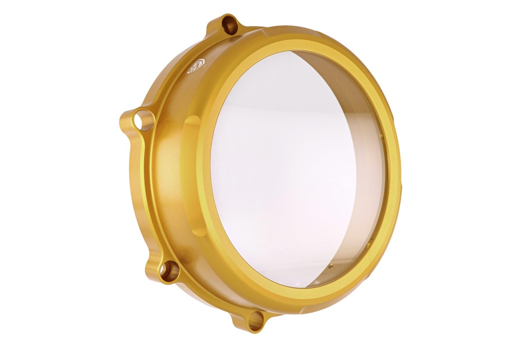 [CNC-CA400G] Clear cover Ducati dry clutch (Gold)