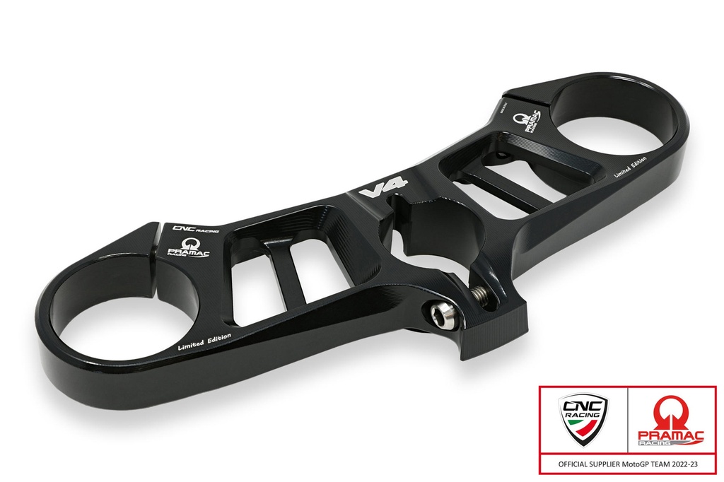 [CNC-PST15BPR] Triple clamps Ducati Panigale V4 - Top Yoke Pramac Racing Lim. Ed.