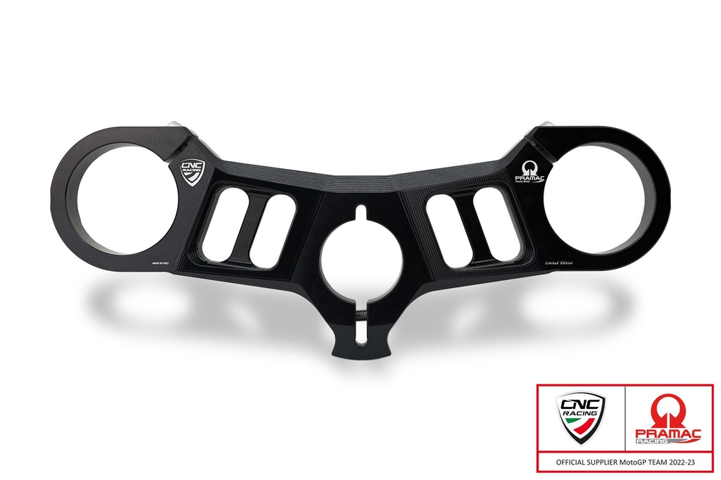 [CNC-PST16BPR] Triple clamps Ducati 955 Panigale V2 - Top yoke - Pramac Racing Limited Edition
