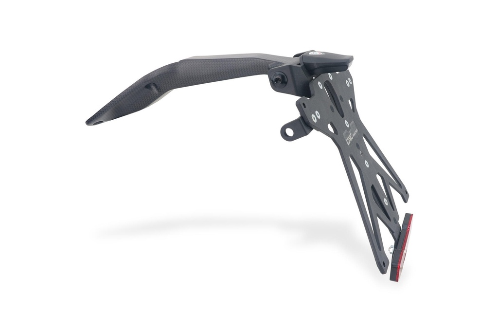 [CNC-PT400Y] Carbon Tail Tidy for Ducati Panigale V4 - Streetfighter V4 MY2025 – Adjustable, Lightweight and Plug & Play