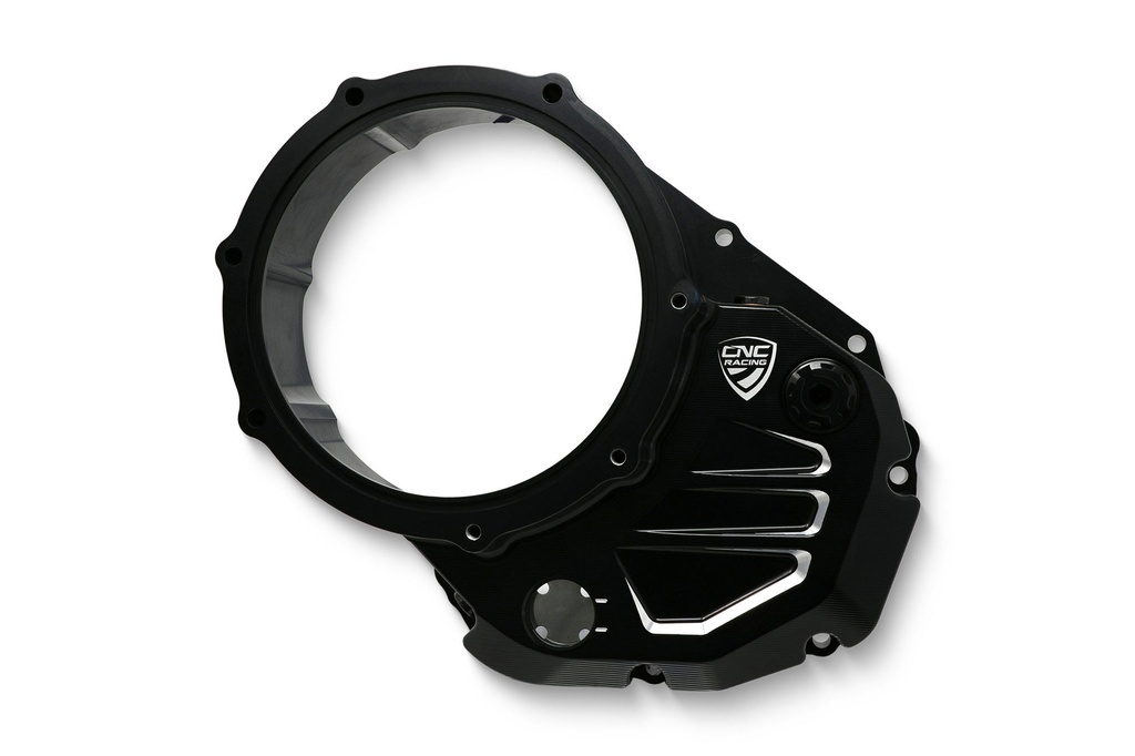 [CNC-CA501B] Clear cover oil bath clutch Ducati - only body (Black)