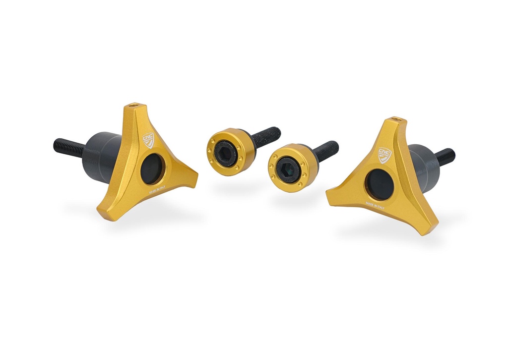 [CNC-RC101G] Screen adjusting system Moto Guzzi V85 TT (Gold)