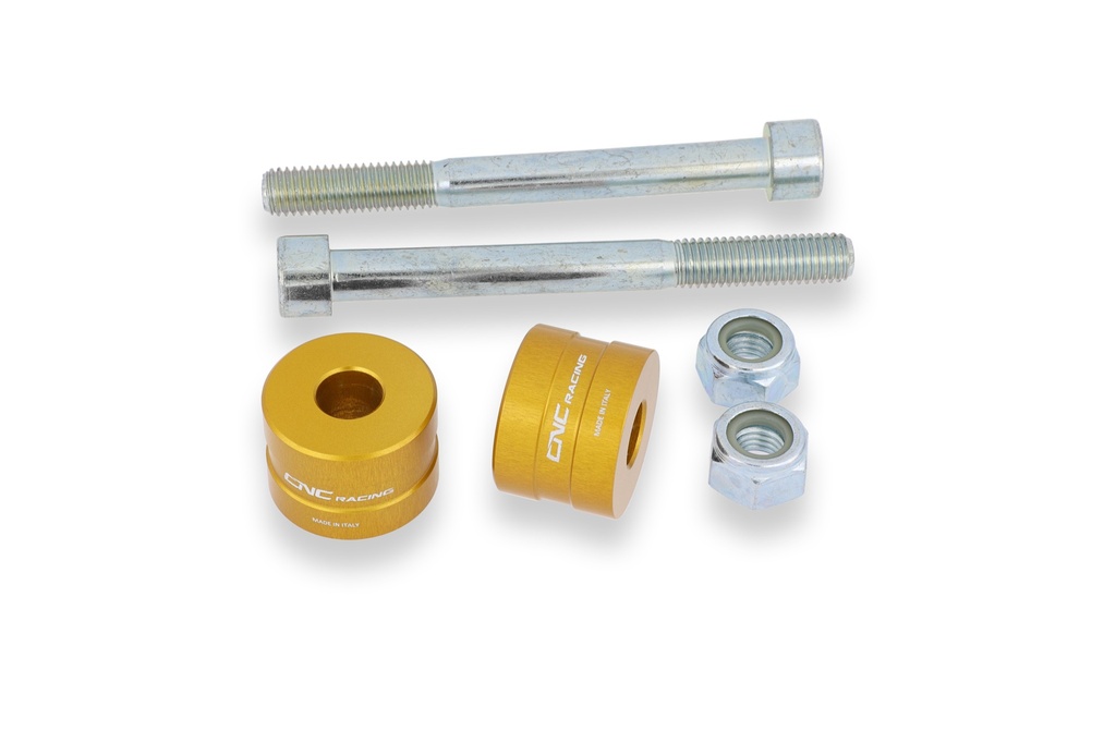 [CNC-RM212G] Spacer adapters handlebar Ducati Hypermotard 796 1100 (Gold)