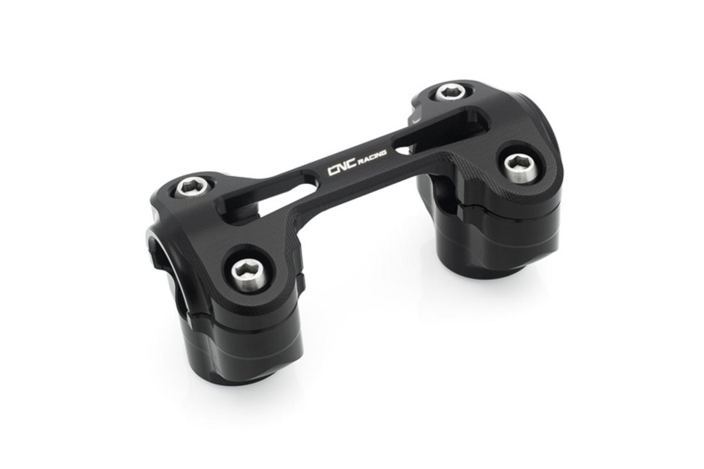 [CNC-RM241B] Riser complete for handlebar Ø 29mm H 40mm Ducati Hypermotard Hyperstrada Monster 821 and 1200 (Black)