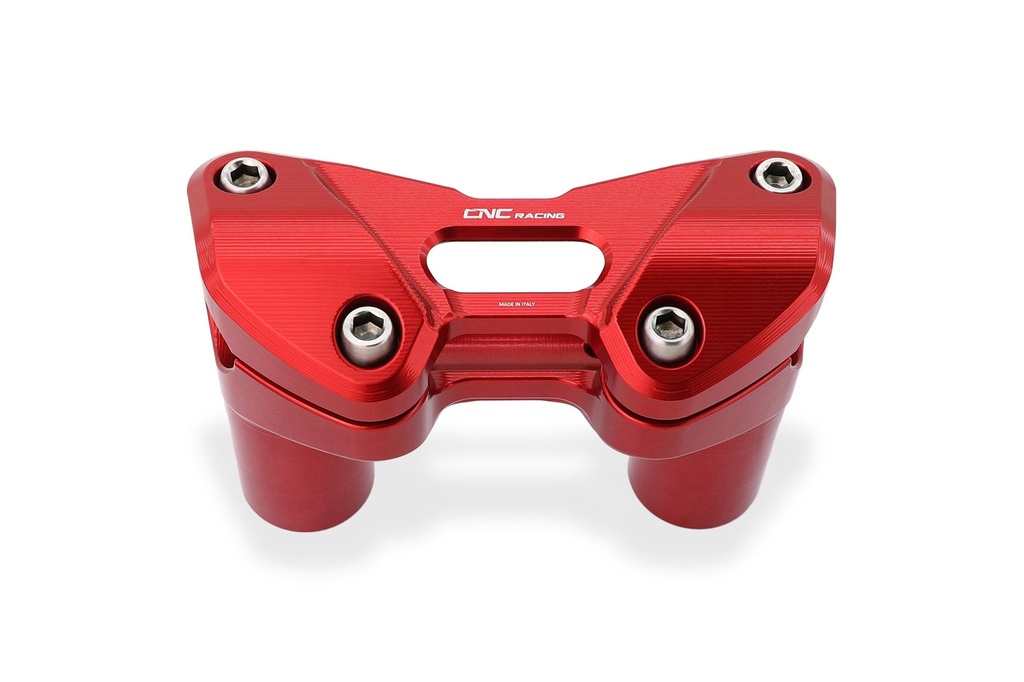 [CNC-RM251R] Handlebar clamp full kit Ducati Multistrada (Red)