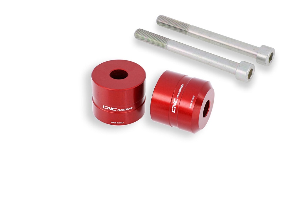 [CNC-RM253R] BAR ADAPTOR SPACERS H 30mm Ducati Multistrada (Red)