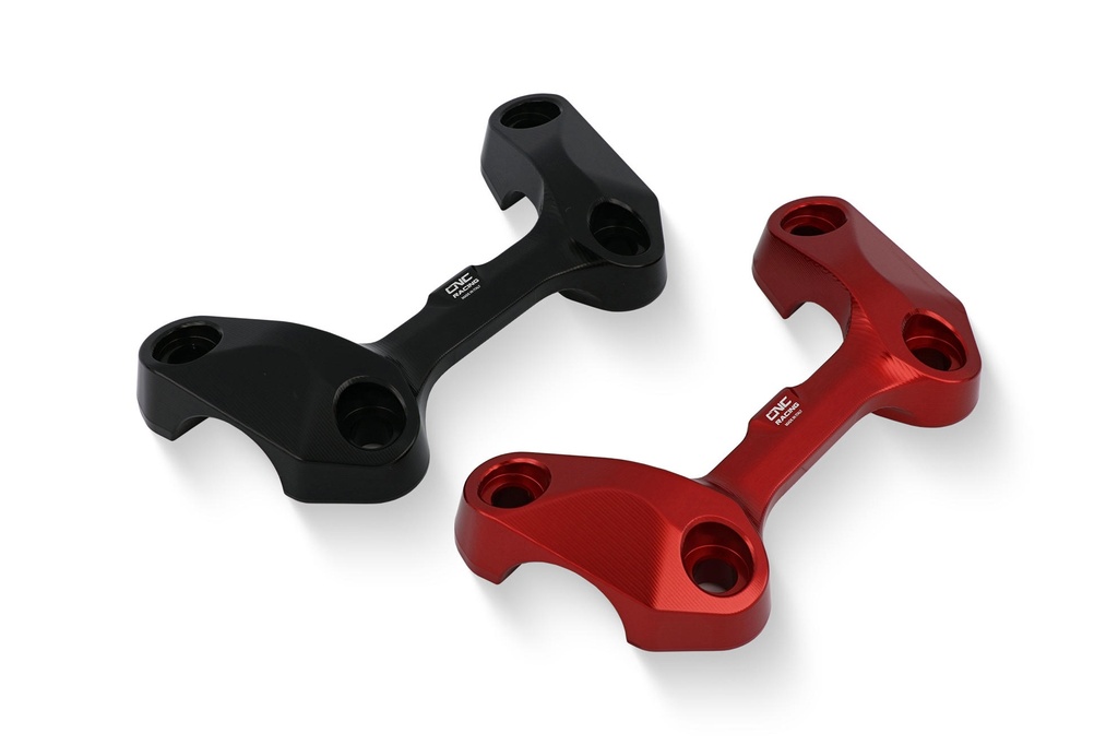 [CNC-RM254B] Handlebar top clamp Ducati Hypermotard 950 (Black)