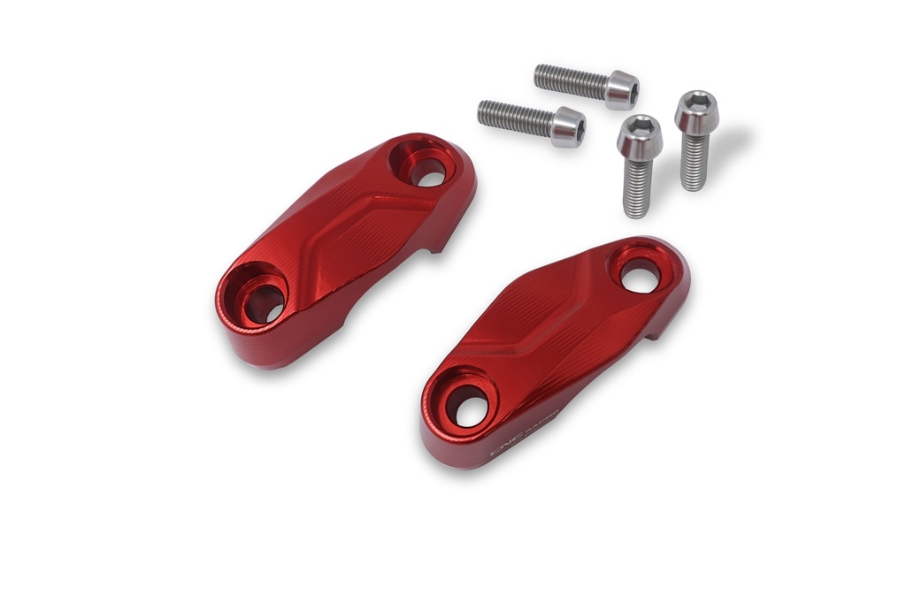 [CNC-RM257R] Handlebar upper clamp kit Ducati Monster 937 (Red)