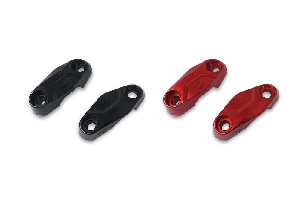 [CNC-RM257B] Handlebar upper clamp kit Ducati DesertX (Black)