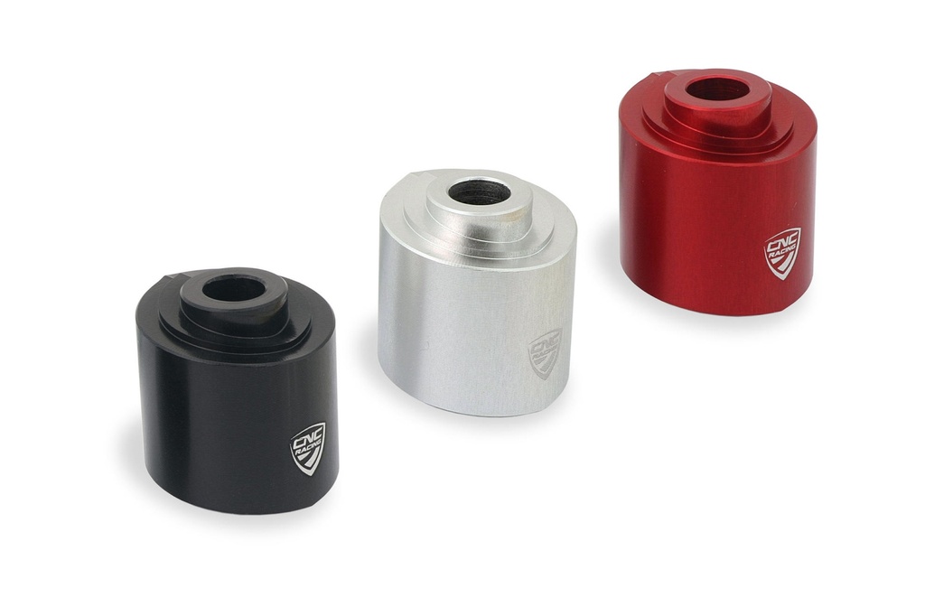[CNC-RM258B] Handlebar clamp spacers H 30mm Ducati Multistrada V4 for OEM riser (Black)