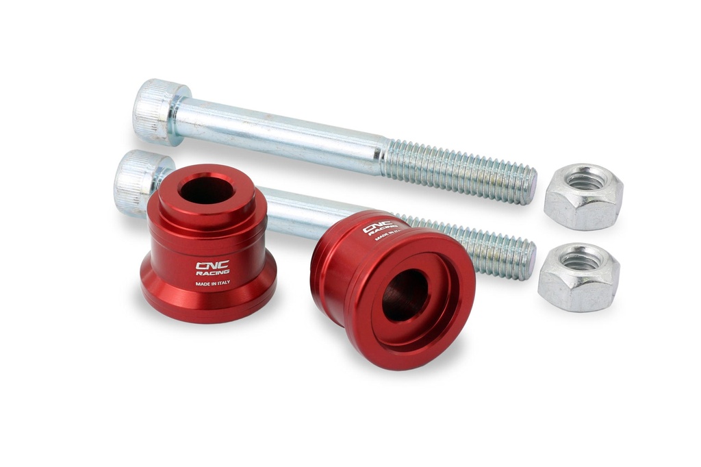 [CNC-RM259R] Handlebar clamp spacers H 20mm Ducati Monster 937 / Streetfighter V2 V4 (Red)