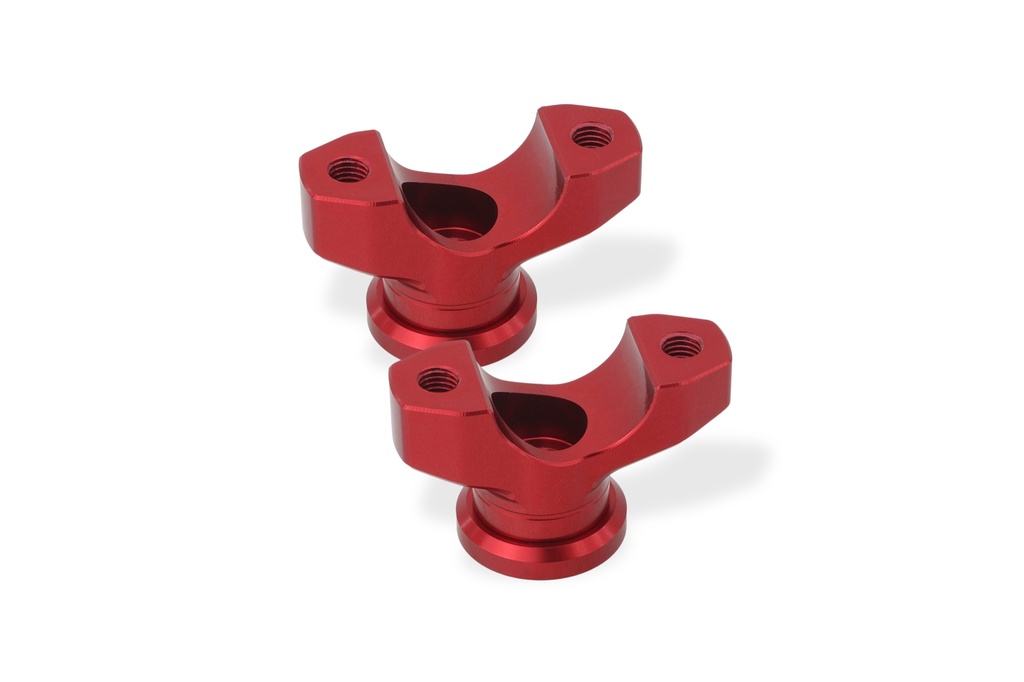 [CNC-RM263R] U-bolt lower kit Ducati Hypermotard 698 Mono (Red)