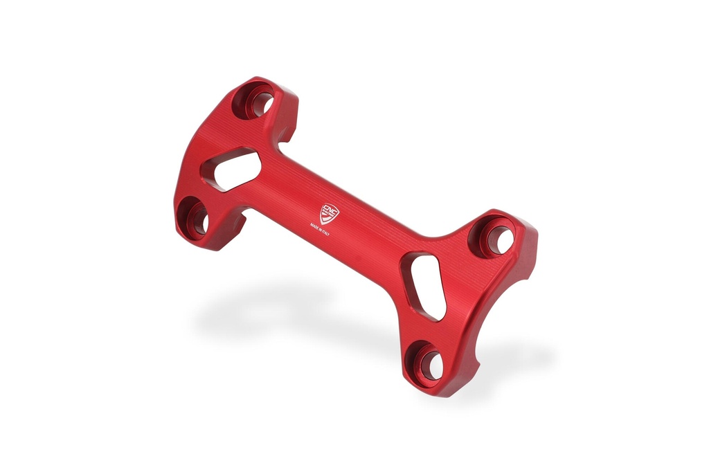 [CNC-RM264R] Handlebar upper clamp Ducati Hypermotard 698 Mono (Red)