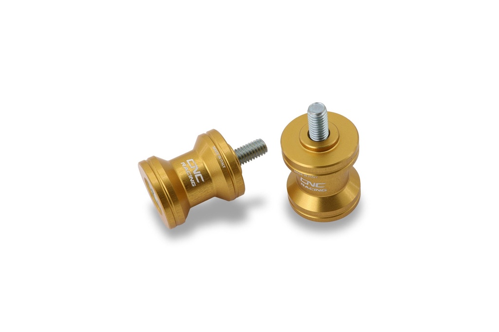 [CNC-SC190G] Swingarm spools M6 (Gold)