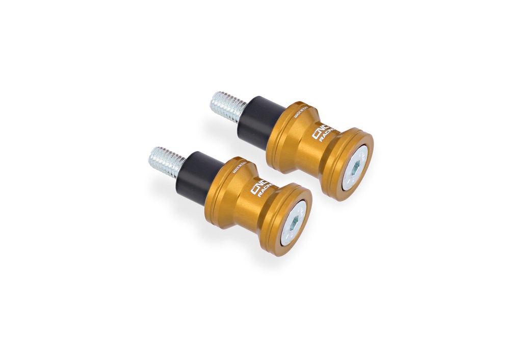 [CNC-SC195G] Swingarm spools M8 (Gold)