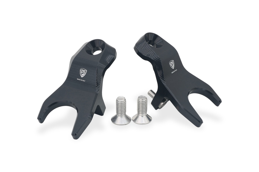 [CNC-SC350B] Roller stand swingarm forks Ducati Panigale V4 (Black)